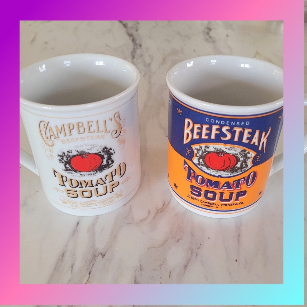 125th Anniversary Campbell's soup mugs
